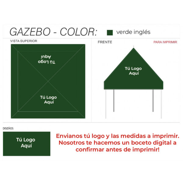 Gazebo Publicitario Personalizado - Imagen 2